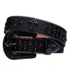 Man-made Diamond Belt, ladies fashion Western Cowboy Rhinestone belt design leather belt inlay man-made diamond belt jeans 1