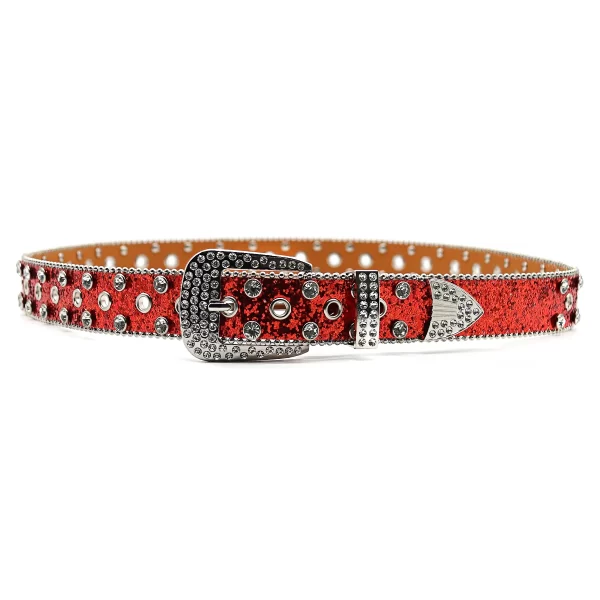 New Western Diamond Studded Belt Bling Rhinestone Belt Cowboy Cowgirl Cinto De Strass Skull For Women Men Fashion Ceinture Femme 4