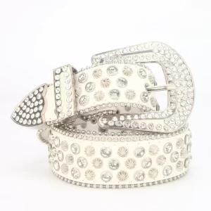 Fashion Luxury Women‘s Rhinestone Belt with Diamonds Crystal Decorative Flash Diamonds Wide bb Belt Clothing Trend Accessories 2